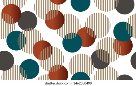 círculos abstractos sin inconvenientes sobre fondo blanco.EPS10 Ilustración