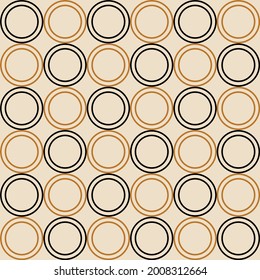 Seamless abstract circles pattern. EPS10 Illustration.