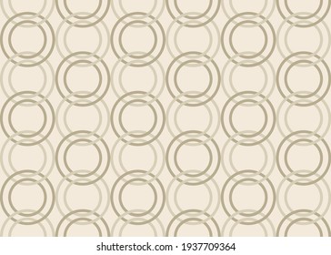 Seamless abstract circular, chain pattern.Vector design for fashion print and backgrounds.