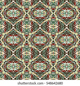 Seamless abstract color engraving pattern. Texture for certificate or diploma, currency and money design. Single-leaf woodcut, xylography, printmaking. Vector Illustration