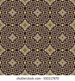Seamless abstract color engraving pattern. Texture for certificate or diploma, currency and money design. Single-leaf woodcut, xylography, printmaking. Vector Illustration