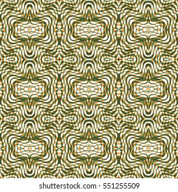 Seamless abstract color engraving pattern. Texture for certificate or diploma, currency and money design. Single-leaf woodcut, xylography, printmaking. Vector Illustration