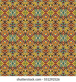 Seamless abstract color engraving pattern. Texture for certificate or diploma, currency and money design. Single-leaf woodcut, xylography, printmaking. Vector Illustration