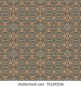 Seamless abstract color engraving pattern. Texture for certificate or diploma, currency and money design. Single-leaf woodcut, xylography, printmaking. Vector Illustration