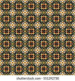 Seamless abstract color engraving pattern. Texture for certificate or diploma, currency and money design. Single-leaf woodcut, xylography, printmaking. Vector Illustration