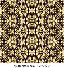 Seamless abstract color engraving pattern. Texture for certificate or diploma, currency and money design. Single-leaf woodcut, xylography, printmaking. Vector Illustration