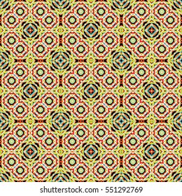 Seamless abstract color engraving pattern. Texture for certificate or diploma, currency and money design. Single-leaf woodcut, xylography, printmaking. Vector Illustration