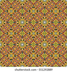 Seamless abstract color engraving pattern. Texture for certificate or diploma, currency and money design. Single-leaf woodcut, xylography, printmaking. Vector Illustration