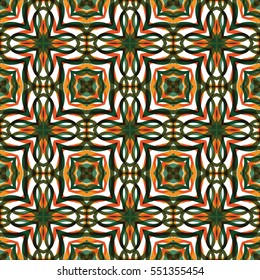 Seamless abstract color engraving pattern. Texture for certificate or diploma, currency and money design. Single-leaf woodcut, xylography, printmaking. Vector Illustration