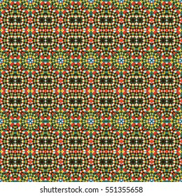 Seamless abstract color engraving pattern. Texture for certificate or diploma, currency and money design. Single-leaf woodcut, xylography, printmaking. Vector Illustration