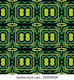 Seamless abstract color engraving pattern. Texture for certificate or diploma, currency and money design. Single-leaf woodcut, xylography, printmaking. Vector Illustration