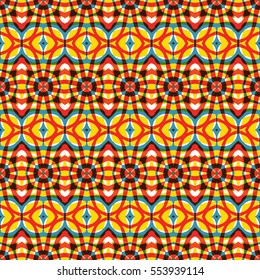 Seamless abstract color engraving pattern. Texture for certificate or diploma, currency and money design. Single-leaf woodcut, xylography, printmaking. Vector Illustration