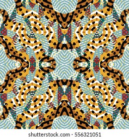 Seamless abstract color engraving pattern. Texture for certificate or diploma, currency and money design. Single-leaf woodcut, xylography, printmaking. Vector Illustration