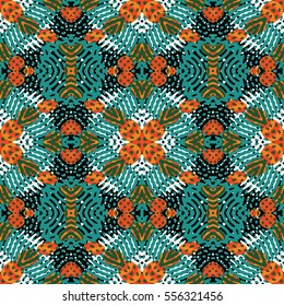 Seamless abstract color engraving pattern. Texture for certificate or diploma, currency and money design. Single-leaf woodcut, xylography, printmaking. Vector Illustration