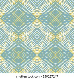 Seamless abstract color engraving pattern. Texture for certificate or diploma, currency and money design. Single-leaf woodcut, xylography, printmaking. Vector Illustration