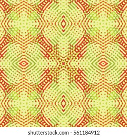 Seamless abstract color engraving pattern. Texture for certificate or diploma, currency and money design. Single-leaf woodcut, xylography, printmaking. Vector Illustration
