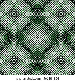 Seamless abstract color engraving pattern. Texture for certificate or diploma, currency and money design. Single-leaf woodcut, xylography, printmaking. Vector Illustration