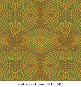 Seamless abstract color engraving pattern. Texture for certificate or diploma, currency and money design. Single-leaf woodcut, xylography, printmaking. Vector Illustration