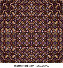Seamless abstract color engraving pattern. Texture for certificate or diploma, currency and money design. Single-leaf woodcut, xylography, printmaking. Vector Illustration
