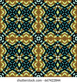 Seamless abstract color engraving pattern. Texture for certificate or diploma, currency and money design. Single-leaf woodcut, xylography, printmaking. Vector Illustration
