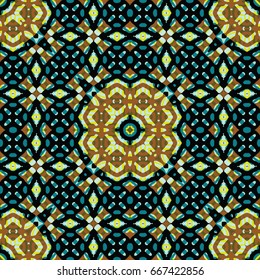 Seamless abstract color engraving pattern. Texture for certificate or diploma, currency and money design. Single-leaf woodcut, xylography, printmaking. Vector Illustration