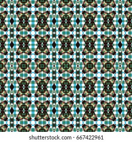 Seamless abstract color engraving pattern. Texture for certificate or diploma, currency and money design. Single-leaf woodcut, xylography, printmaking. Vector Illustration