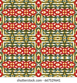 Seamless abstract color engraving pattern. Texture for certificate or diploma, currency and money design. Single-leaf woodcut, xylography, printmaking. Vector Illustration