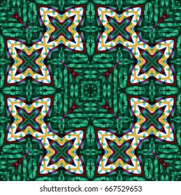 Seamless abstract color engraving pattern. Texture for certificate or diploma, currency and money design. Single-leaf woodcut, xylography, printmaking. Vector Illustration