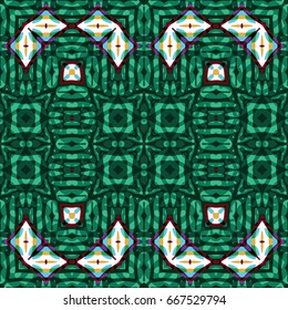 Seamless abstract color engraving pattern. Texture for certificate or diploma, currency and money design. Single-leaf woodcut, xylography, printmaking. Vector Illustration
