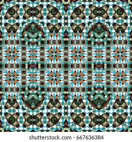 Seamless abstract color engraving pattern. Texture for certificate or diploma, currency and money design. Single-leaf woodcut, xylography, printmaking. Vector Illustration