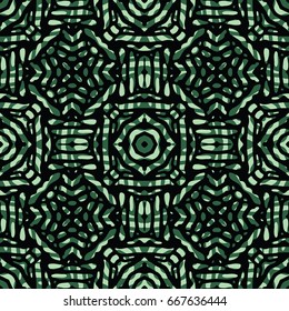 Seamless abstract color engraving pattern. Texture for certificate or diploma, currency and money design. Single-leaf woodcut, xylography, printmaking. Vector Illustration