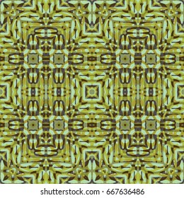 Seamless abstract color engraving pattern. Texture for certificate or diploma, currency and money design. Single-leaf woodcut, xylography, printmaking. Vector Illustration