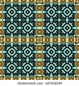 Seamless abstract color engraving pattern. Texture for certificate or diploma, currency and money design. Single-leaf woodcut, xylography, printmaking. Vector Illustration
