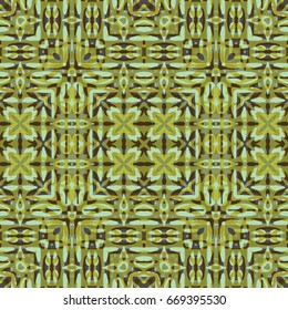 Seamless abstract color engraving pattern. Texture for certificate or diploma, currency and money design. Single-leaf woodcut, xylography, printmaking. Vector Illustration