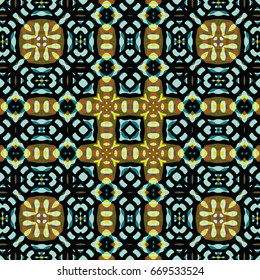 Seamless abstract color engraving pattern. Texture for certificate or diploma, currency and money design. Single-leaf woodcut, xylography, printmaking. Vector Illustration