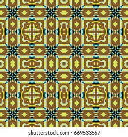 Seamless abstract color engraving pattern. Texture for certificate or diploma, currency and money design. Single-leaf woodcut, xylography, printmaking. Vector Illustration