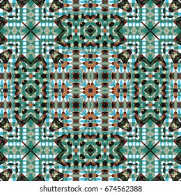 Seamless abstract color engraving pattern. Texture for certificate or diploma, currency and money design. Single-leaf woodcut, xylography, printmaking. Vector Illustration