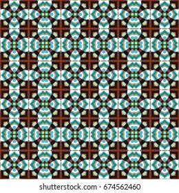 Seamless abstract color engraving pattern. Texture for certificate or diploma, currency and money design. Single-leaf woodcut, xylography, printmaking. Vector Illustration