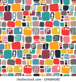 Seamless abstract color pattern