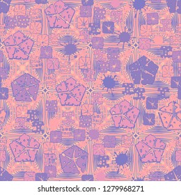 Seamless abstract color pattern. Spring paints. 
Background made up of intersecting textures.