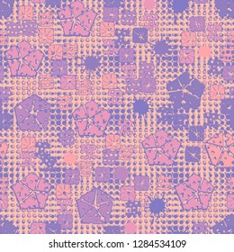 Seamless abstract color pattern. Spring paints.
Background consisting of rows of stars. Just for editing.