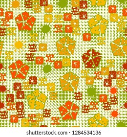 Seamless abstract color pattern. Spring paints.
Background consisting of rows of stars. Just for editing.