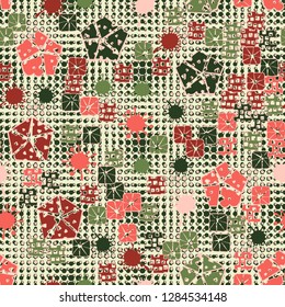 Seamless abstract color pattern. Spring paints.
Background consisting of rows of stars. Just for editing.