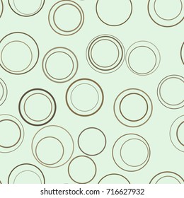 Seamless abstract colored geometric circles, bubbles, sphere or ellipses pattern. Good for web page, wallpaper, graphic design, catalog, texture or background. Vector illustration graphic.