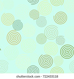 Seamless abstract colored geometric twirl circle lines pattern. Good for web page, wallpaper, graphic design, catalog, texture or background. Vector illustration graphic.