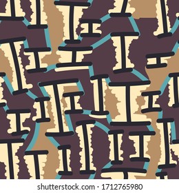 Seamless abstract colorful decorative pattern.