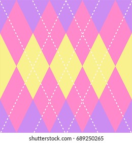 Seamless abstract colorful geometric background, vector pattern. Vintage argile colorful pattern. Vector