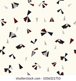 Seamless abstract colorful geometric pattern with triangles. Vector 
