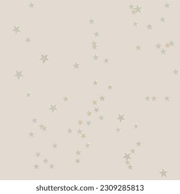 Seamless abstract colorful geometric pattern with pastel stars. Vector pattern