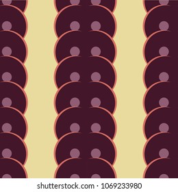 Seamless abstract colorful pattern with circles. vector
